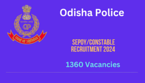 Odisha police constable recruitment 2024