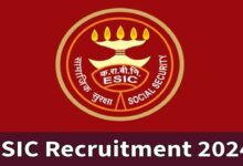 Esic recruitment 2024