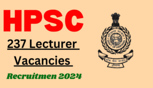 Hpsc lecturer recruitment 2024