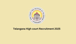 Telangana high court recruitment 2025